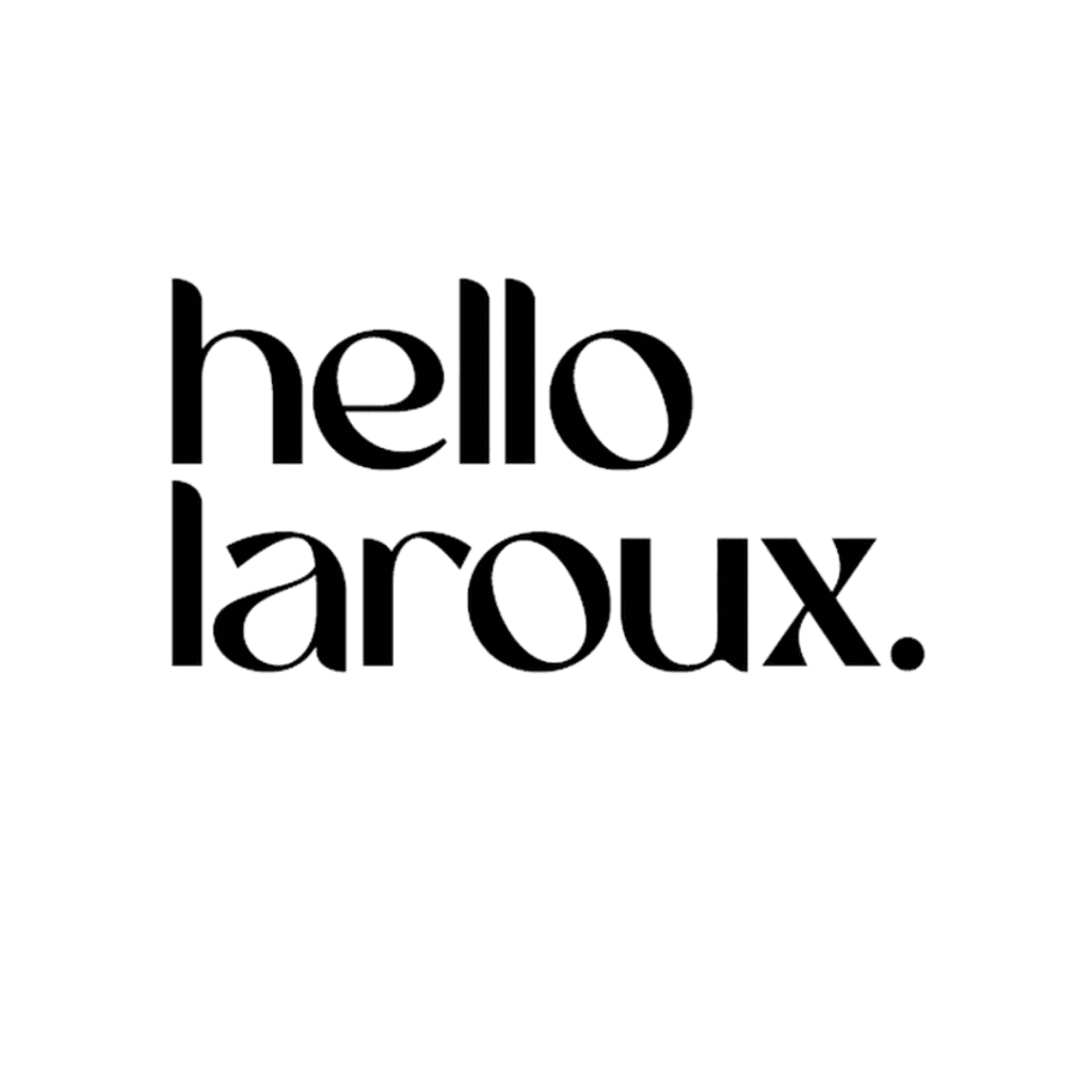 Bonjour Laroux. Logo